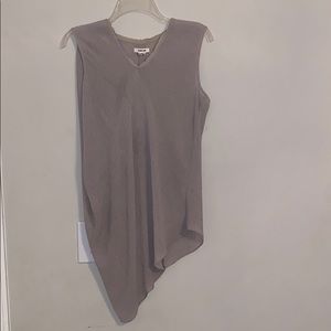 Helmut Lang asymmetrical sleeveless tunic sz. S